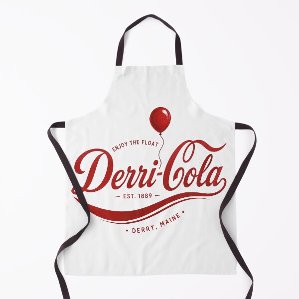 Item preview, Derri-Cola Vintage Soda Logo | Derry Maine Retro Soft Drink | Red Balloon Horror Design designed and sold by Extravanganzza.