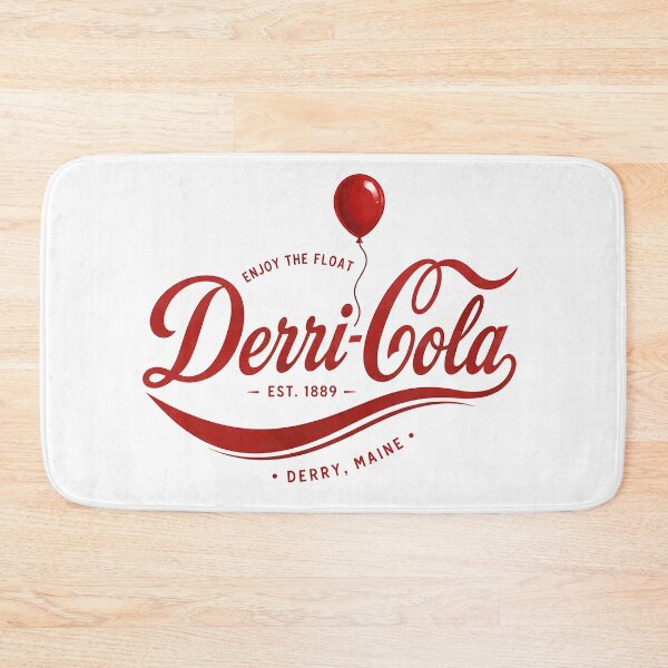 Item preview, Derri-Cola Vintage Soda Logo | Derry Maine Retro Soft Drink | Red Balloon Horror Design designed and sold by Extravanganzza.