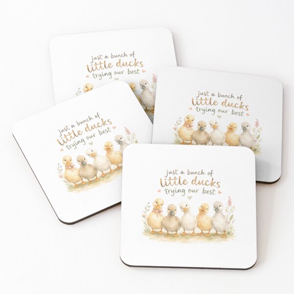 Item preview, Motivational Watercolor Ducklings designed and sold by TessDoesStuff.