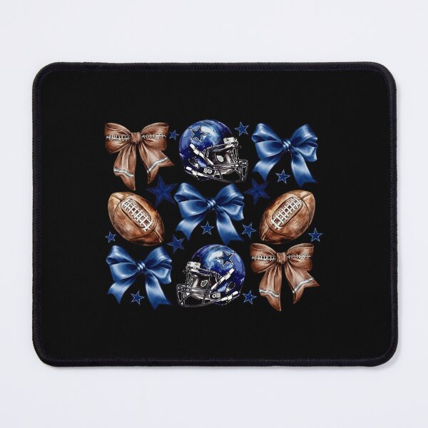Item preview, Dallas Cowboys Bow Helmet and Football Pattern Graphic designed and sold by Christoph18756.