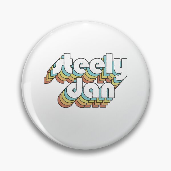 Item preview, Steely Dan Band Retro Vintage Faded 70s Rainbow Font designed and sold by StuartMooreArt.