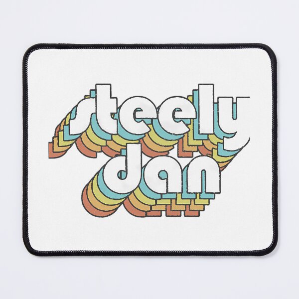 Item preview, Steely Dan Band Retro Vintage Faded 70s Rainbow Font designed and sold by StuartMooreArt.