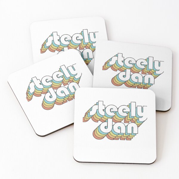 Item preview, Steely Dan Band Retro Vintage Faded 70s Rainbow Font designed and sold by StuartMooreArt.