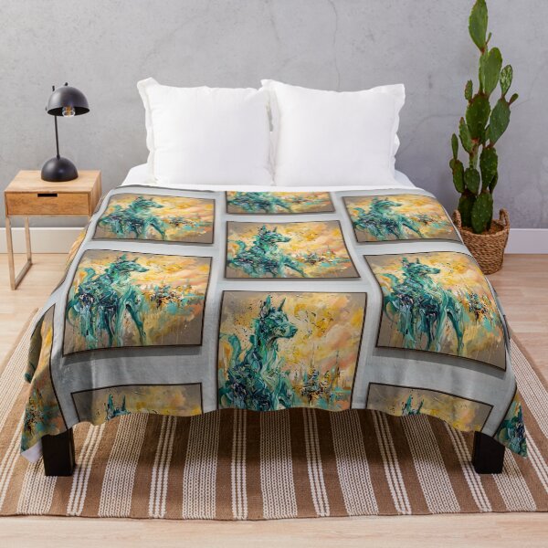 Item preview, Doberman Skyline Guardian Abstract Art designed and sold by PictoVibe.