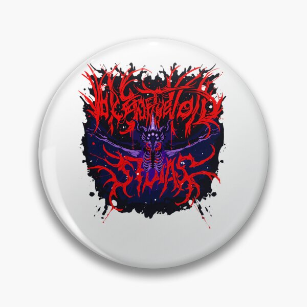 Item preview, Extreme Death Metal Beast With Red Calligraphy designed and sold by viperfiish.