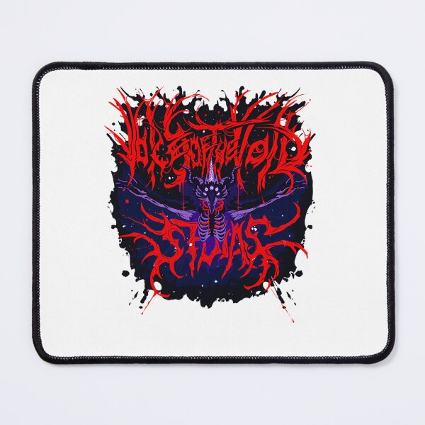 Item preview, Extreme Death Metal Beast With Red Calligraphy designed and sold by viperfiish.