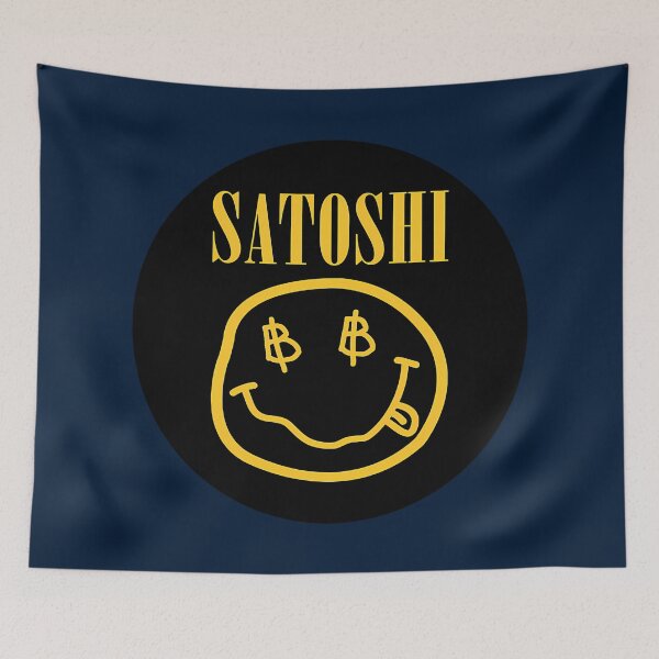Item preview, Satoshi Smiley  designed and sold by ClarkeHolly.