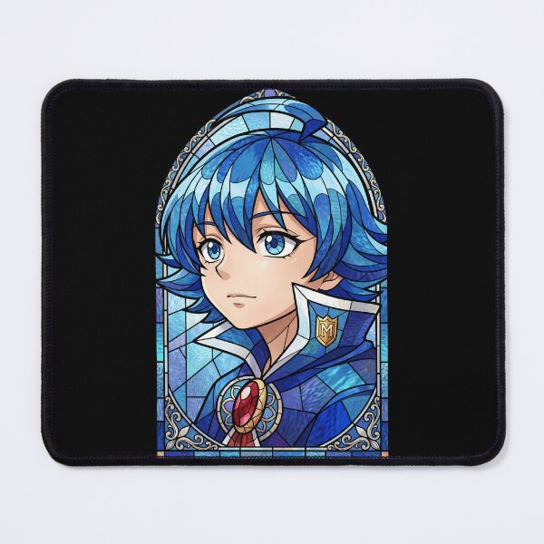 Item preview, Iruma Suzuki Iruma kun Blue Stained Glass Demon School Portrait designed and sold by mildaclairmo.