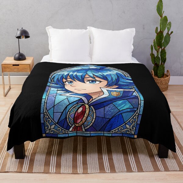 Item preview, Iruma Suzuki Iruma kun Blue Stained Glass Demon School Portrait designed and sold by mildaclairmo.