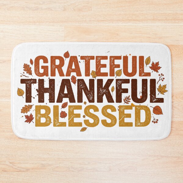 Item preview, Grateful Thankful Blessed Fall Design designed and sold by larbimalki.