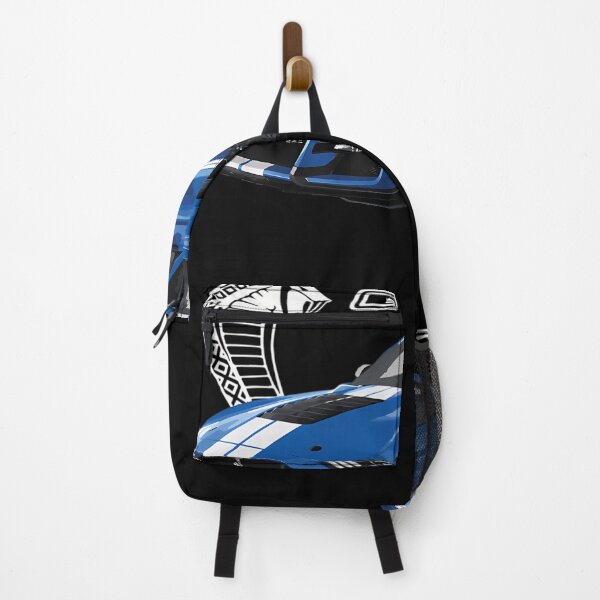 Item preview, Blue Performance Coupe White Racing Stripes designed and sold by MW7Creation.