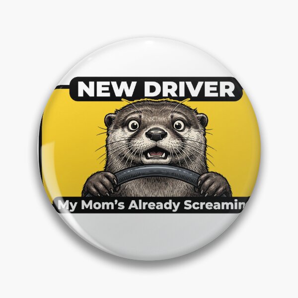 Item preview, Mom Screaming Driver Otter designed and sold by Roy & Tiffany.