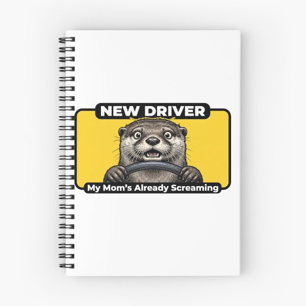 Item preview, Mom Screaming Driver Otter designed and sold by Roy & Tiffany.