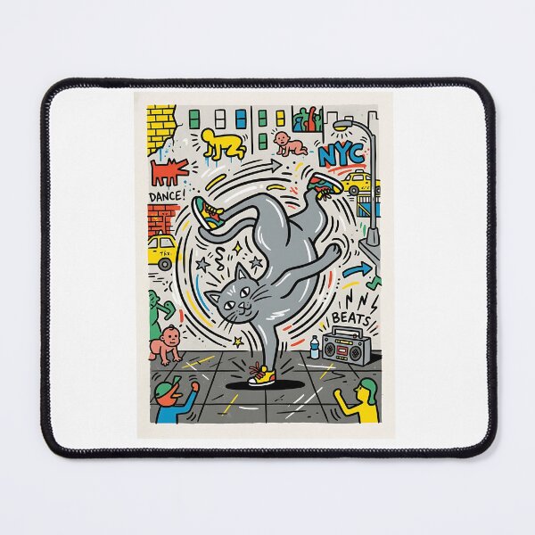 Item preview, Russian Blue Breakdance Pop Art designed and sold by PictoVibe.