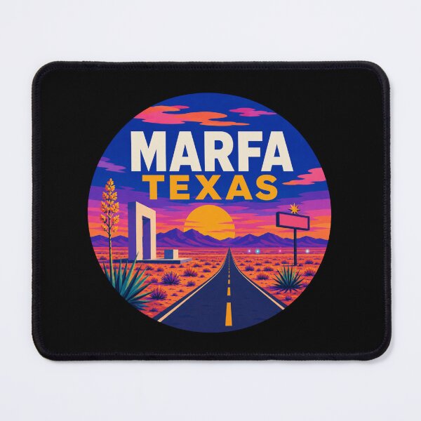 Item preview, Retro Marfa Texas Desert Sunset designed and sold by SimplyJasper.