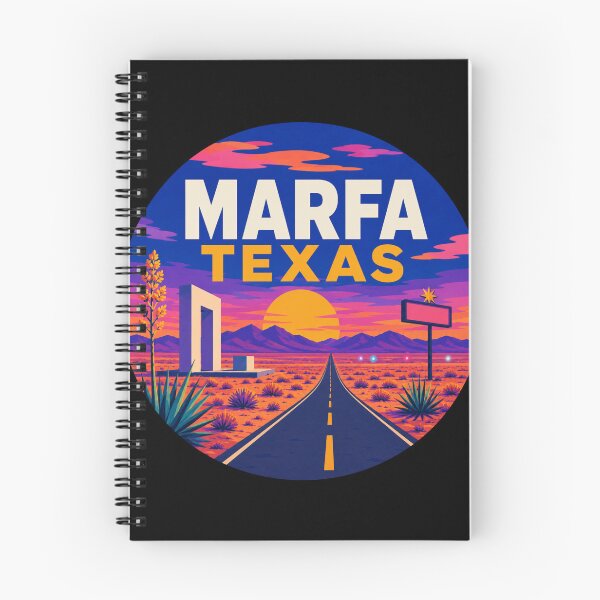 Item preview, Retro Marfa Texas Desert Sunset designed and sold by SimplyJasper.