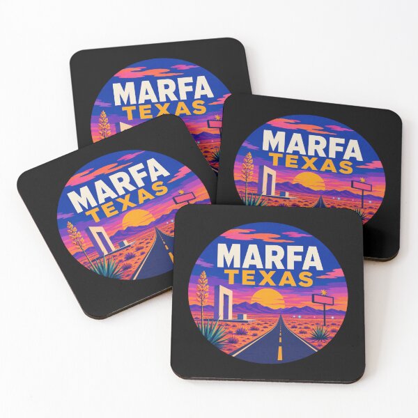Item preview, Retro Marfa Texas Desert Sunset designed and sold by SimplyJasper.