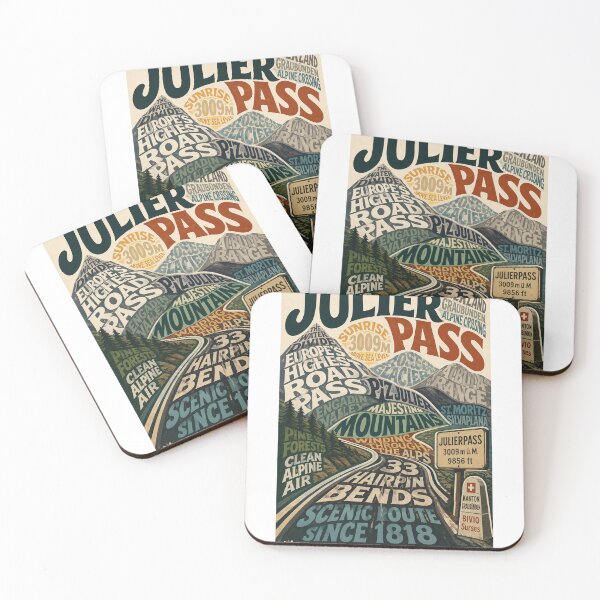 Item preview, Julier Pass Graubünden Swiss Alps Engadin Mountain Crossing designed and sold by Aryabek.