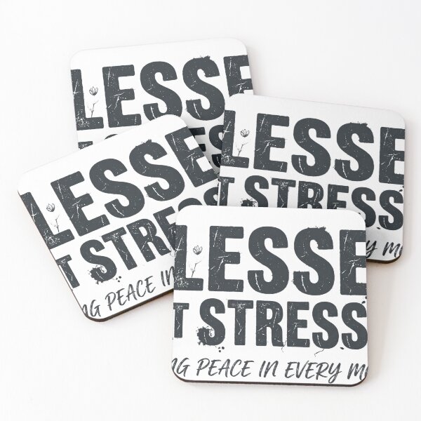 Item preview, Blessed Not Stressed Finding Peace In Every Moment designed and sold by larbimalki.