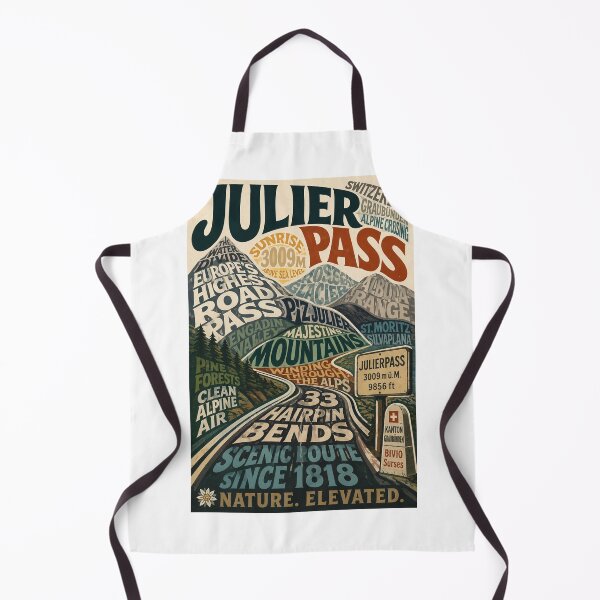 Item preview, Julier Pass Graubünden Swiss Alps Engadin Mountain Crossing designed and sold by Aryabek.