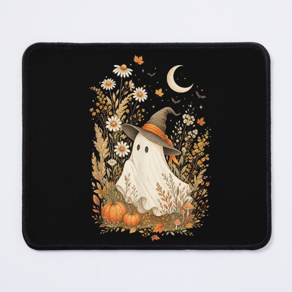 Item preview, Cottagecore Witch Ghost Autumn Wildflowers Halloween designed and sold by VioletNance.