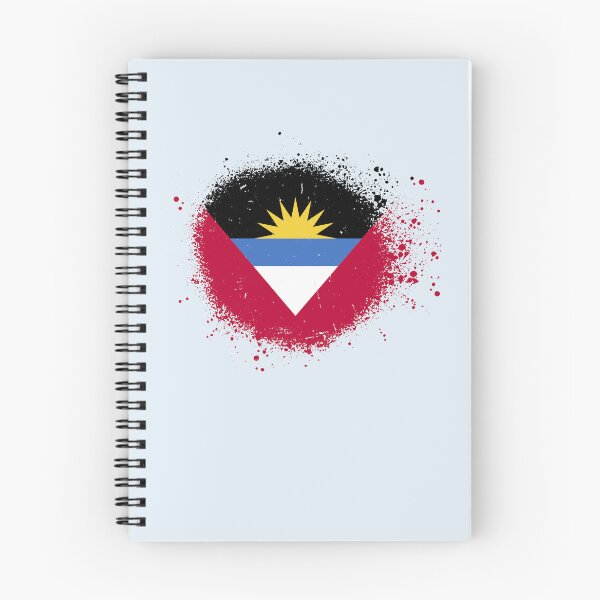 Item preview, Antigua and Barbuda Flag Spray Paint Splatter Style designed and sold by DelfDesign.