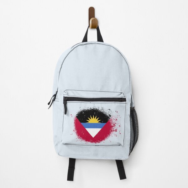 Item preview, Antigua and Barbuda Flag Spray Paint Splatter Style designed and sold by DelfDesign.