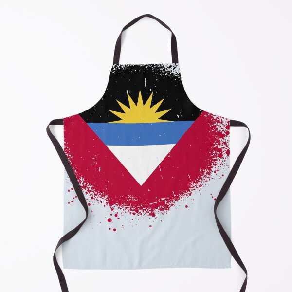 Item preview, Antigua and Barbuda Flag Spray Paint Splatter Style designed and sold by DelfDesign.