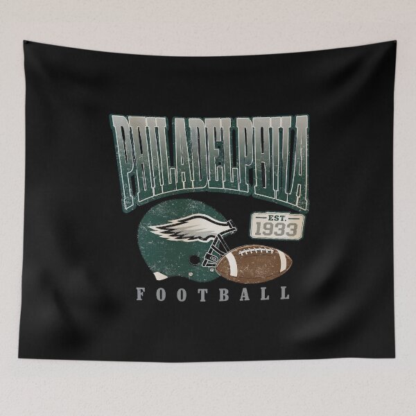 Item preview, Philadelphia Est 1933 Football Helmet and Ball Graphic designed and sold by KathleenR15282.