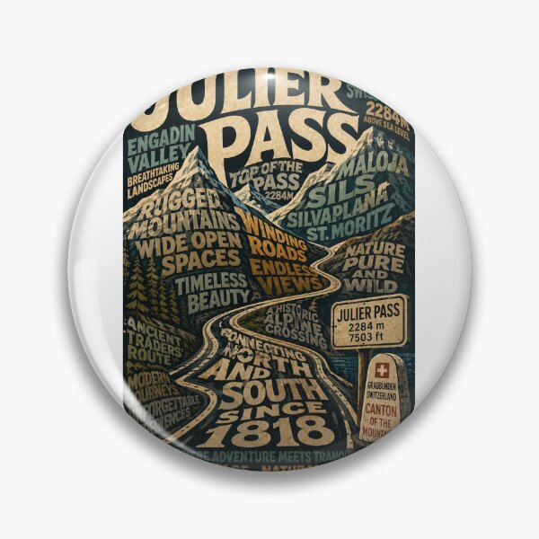 Item preview, Julier Pass Engadin Valley Graubünden Alpine Route designed and sold by Aryabek.