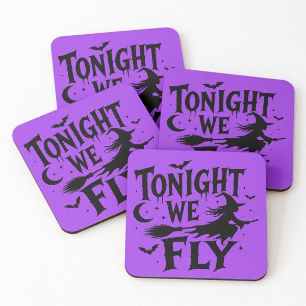 Item preview, Tonight We Fly – Witch Silhouette Halloween Design designed and sold by DesignHouse07.