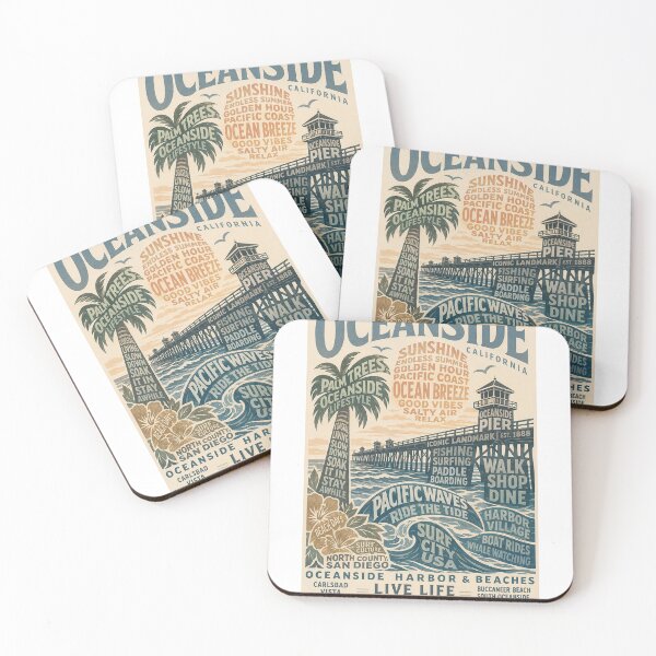 Item preview, Oceanside California Pier Pacific Coast and San Diego County designed and sold by Aryabek.