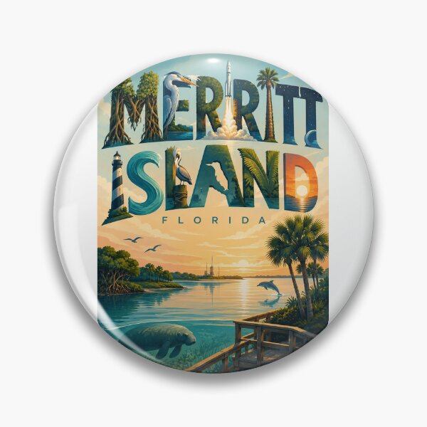 Item preview, Merritt Island Florida Space Coast Wildlife and Kennedy Space Center designed and sold by Aryabek.