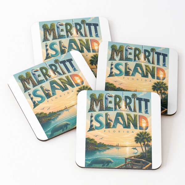 Item preview, Merritt Island Florida Space Coast Wildlife and Kennedy Space Center designed and sold by Aryabek.