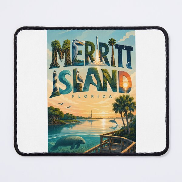 Item preview, Merritt Island Florida Space Coast Wildlife and Kennedy Space Center designed and sold by Aryabek.
