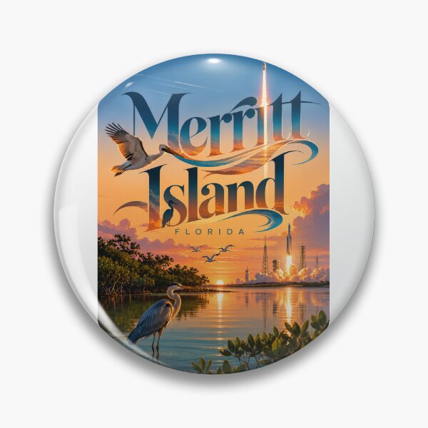 Item preview, Merritt Island Florida Kennedy Space Center Coastal Sunset designed and sold by Aryabek.