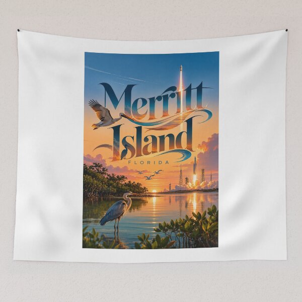 Item preview, Merritt Island Florida Kennedy Space Center Coastal Sunset designed and sold by Aryabek.
