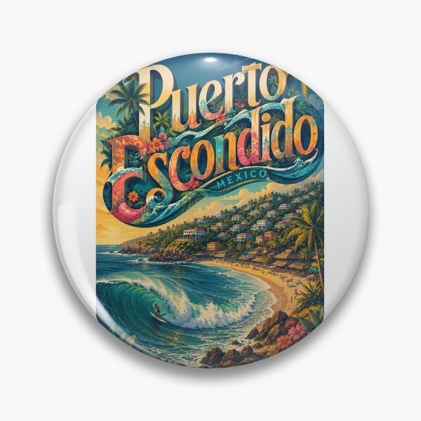 Item preview, Puerto Escondido Oaxaca Mexico Pacific Surf Coast designed and sold by Aryabek.