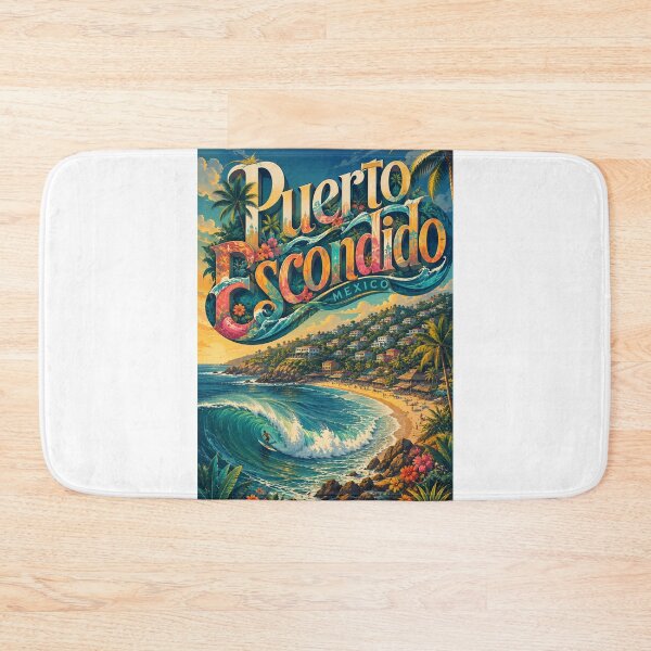 Item preview, Puerto Escondido Oaxaca Mexico Pacific Surf Coast designed and sold by Aryabek.