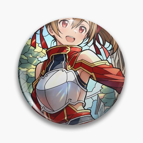 Item preview, Silica Sword Art Online Cheerful Red Adventurer Stained Glass designed and sold by mildaclairmo.