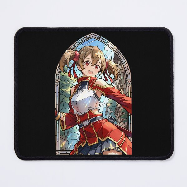 Item preview, Silica Sword Art Online Cheerful Red Adventurer Stained Glass designed and sold by mildaclairmo.