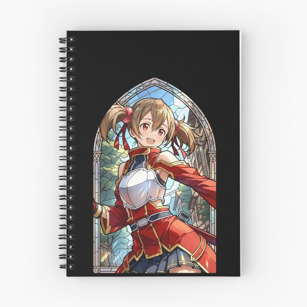 Item preview, Silica Sword Art Online Cheerful Red Adventurer Stained Glass designed and sold by mildaclairmo.