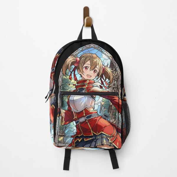 Item preview, Silica Sword Art Online Cheerful Red Adventurer Stained Glass designed and sold by mildaclairmo.