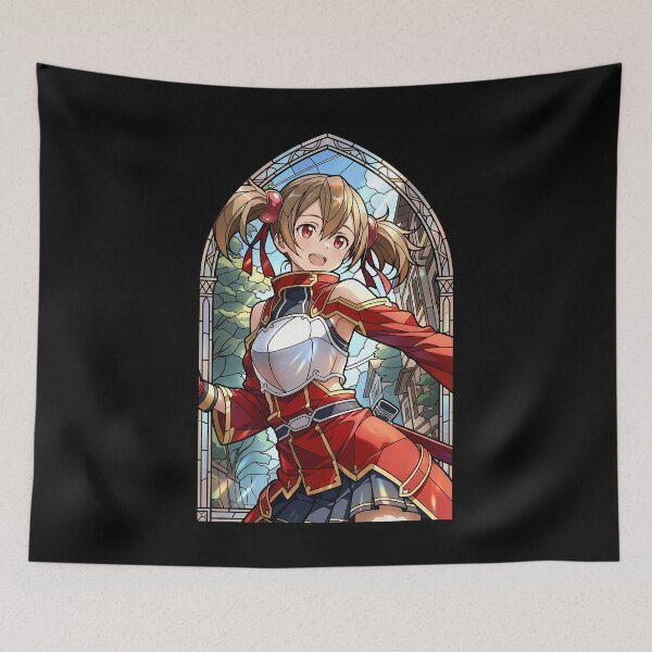 Item preview, Silica Sword Art Online Cheerful Red Adventurer Stained Glass designed and sold by mildaclairmo.