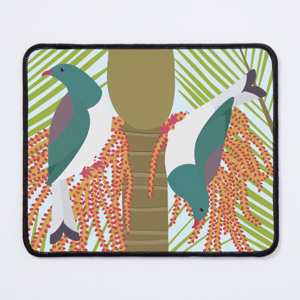 Item preview, Kereru in Nikau, New Zealand Pigeon designed and sold by Rebeccatiana.nz.