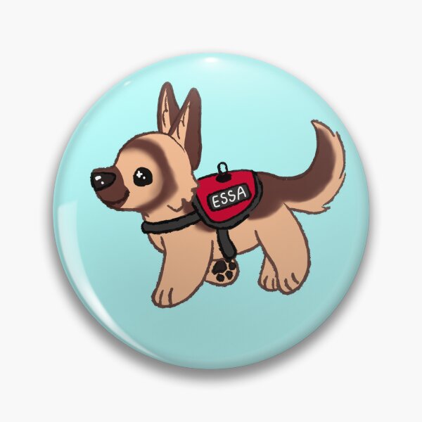 Item preview, Emotional Support Stuffed Animal ~ German Shepherd designed and sold by ESSA Zone.