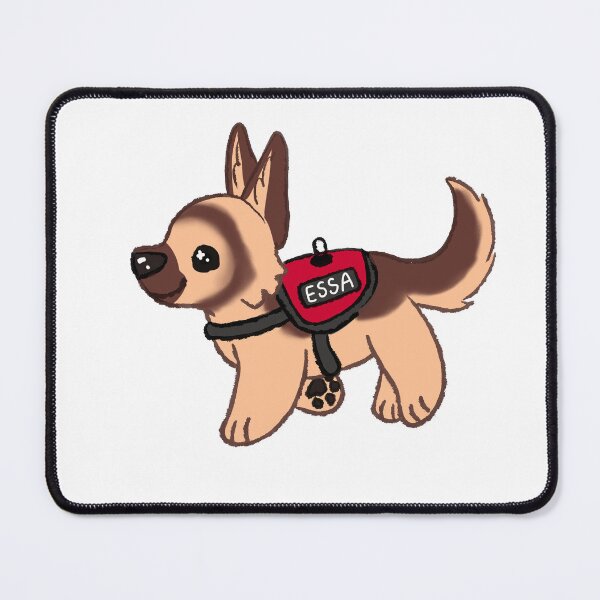 Item preview, Emotional Support Stuffed Animal ~ German Shepherd designed and sold by ESSA Zone.