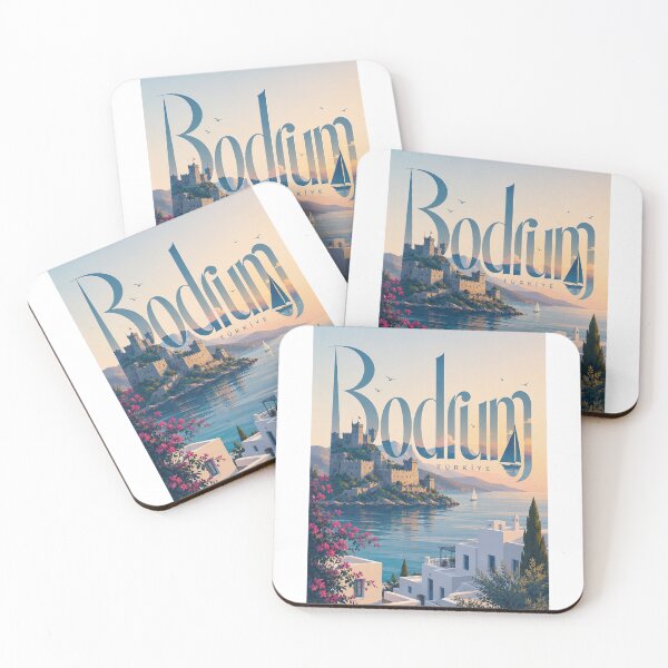 Item preview, Bodrum Türkiye Aegean Coast Castle and Whitewashed Houses designed and sold by Aryabek.