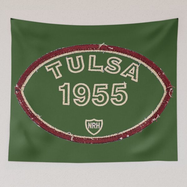 Item preview, Tulsa 1955 T-Shirt - Route 66 Oklahoma designed and sold by Normandy Road Heritage™ - Vintage Garage Art.