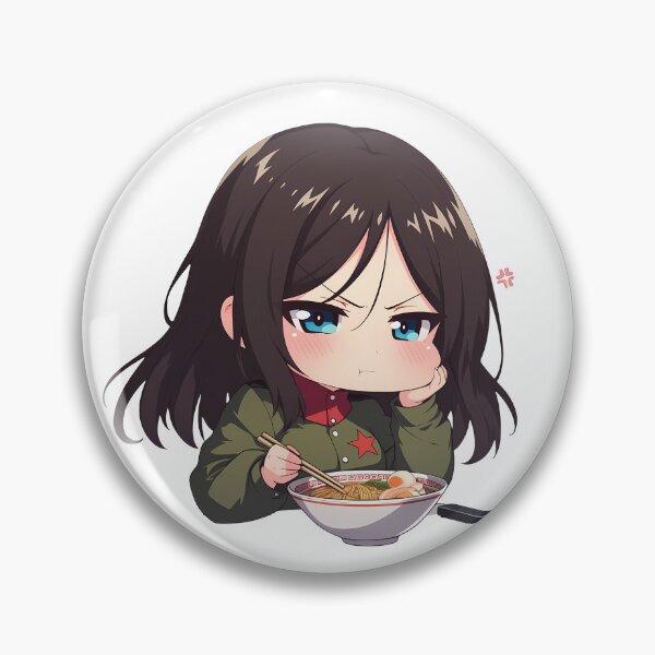 Item preview, Nonna Girls Und Panzer Chibi Ramen Mood designed and sold by mildaclairmo.